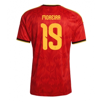 Billige Fotballdrakt Belgia Diego Moreira #19 Replika Hjemmedrakt VM 2026 Kortermet